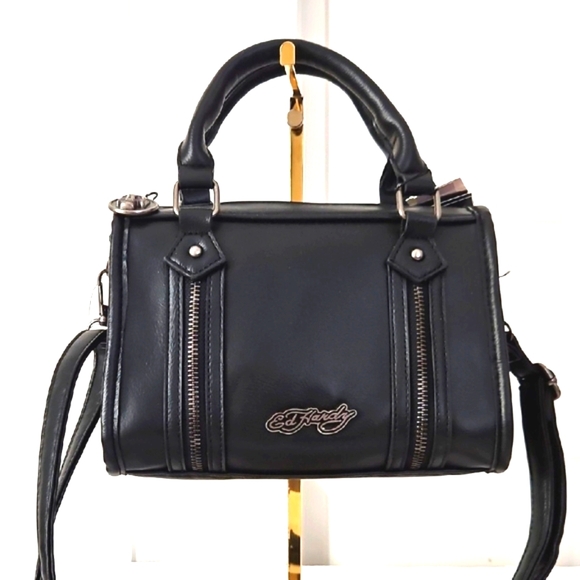 Ed Hardy NWT Satchel Crossbody Bag - Picture 1 of 8